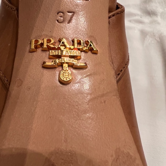 Prada peep toe sling back shoes - Picture 5 of 8